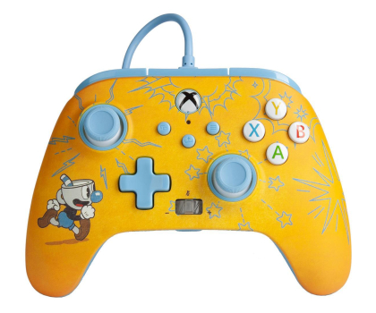 Akcesoria do konsol PowerA XS Pad przewodowy Enhanced Cuphead Mugman